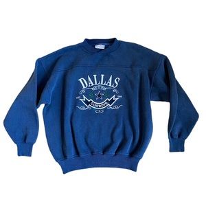 Dallas Cowboys Vintage embroidered crew neck sweatshirt